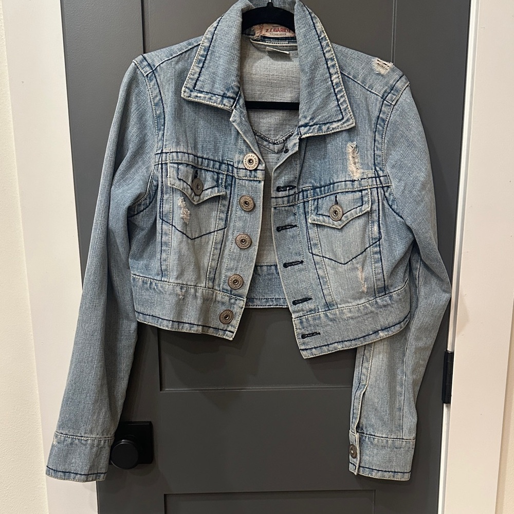 Z. Cavaricci Light Blue Jean Jacket - Picture 1 of 3